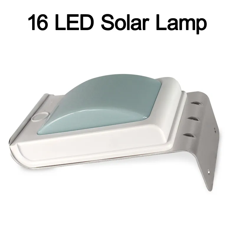 높은 조명 16 LED 태양 광 실외 조명 방수 에너지 절약 벽 조명 모션 센서 정원 장식을위한 램프 조명 Crestech168