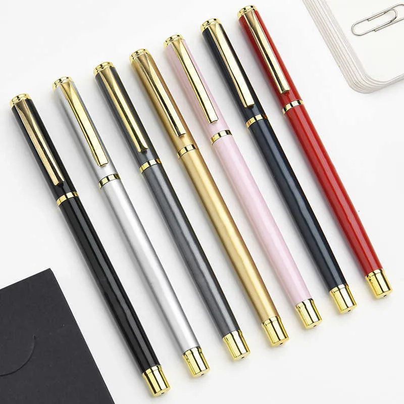 Gel Pens 1 Piece Lytwtw's Luxury Metal Business Office Supplies High Quality Stationery J230306