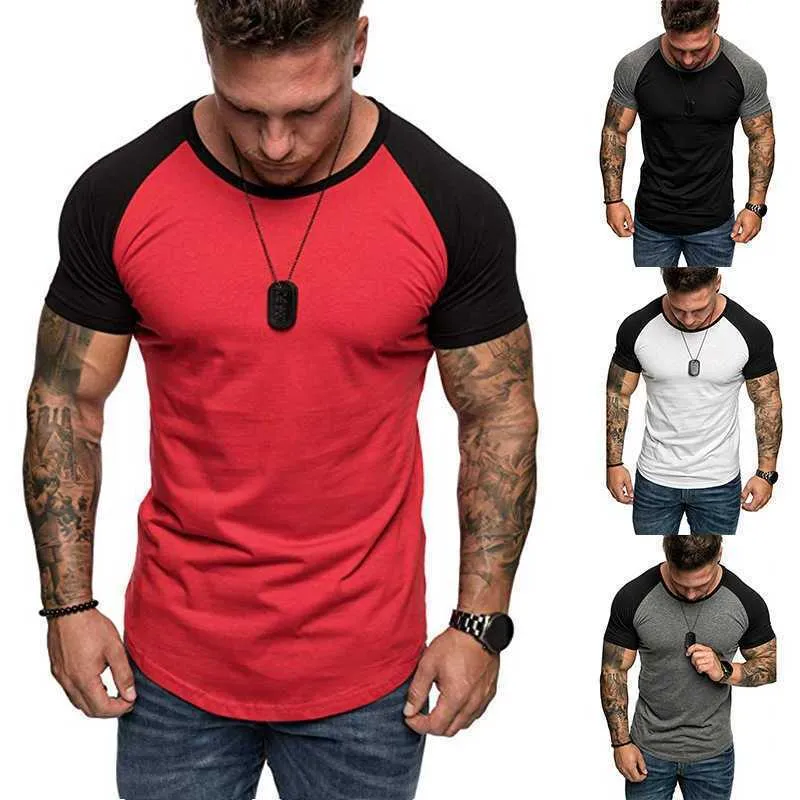 2023 Summer New Herr T Shirt Designer Tops Loose Casual Sports Kort ärm T-shirt Pour Hommes Kontrasterande färger tee plus storlek 3xl