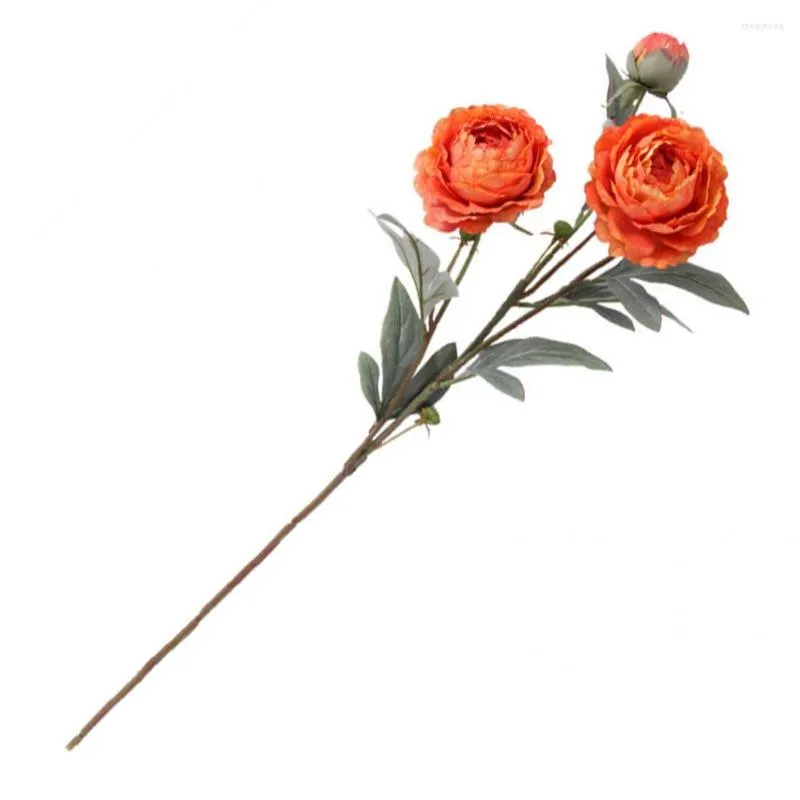 Flores decorativas Boa planta falsa linda 4 cores plantas peônias decoração de casamento prática flor falsa para dormitório