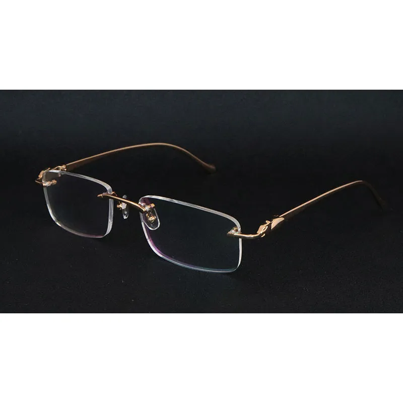 Moda Occhiali Occhiali Montatura Metallo Uomo Occhiali Da Vista