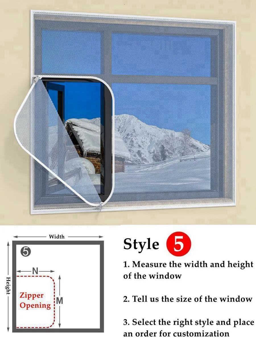 Rideaux,Film d'isolation thermique et coupe vent pour fenêtre