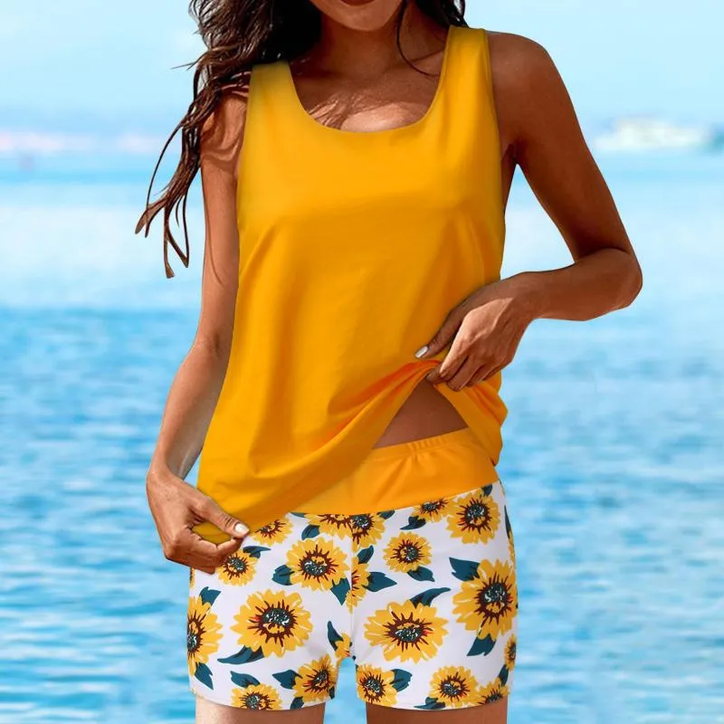 Women's swim tank and shorts sales