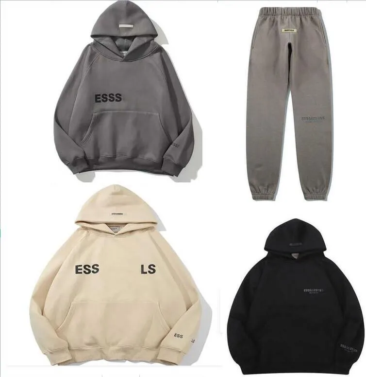 Дизайнер Мужчины Женщины вязание Essentential Sweater Hoodie весна Oversize Осень Fear Essent Silicon Skateboard High God Толстовка Унисекс с капюшоном