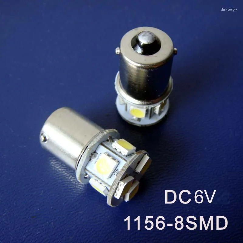 高品質6V 1156 1056 R5W R10W LED 5007 5008 LAMP 1141 BA15Sバルブライト50PCS/ロット