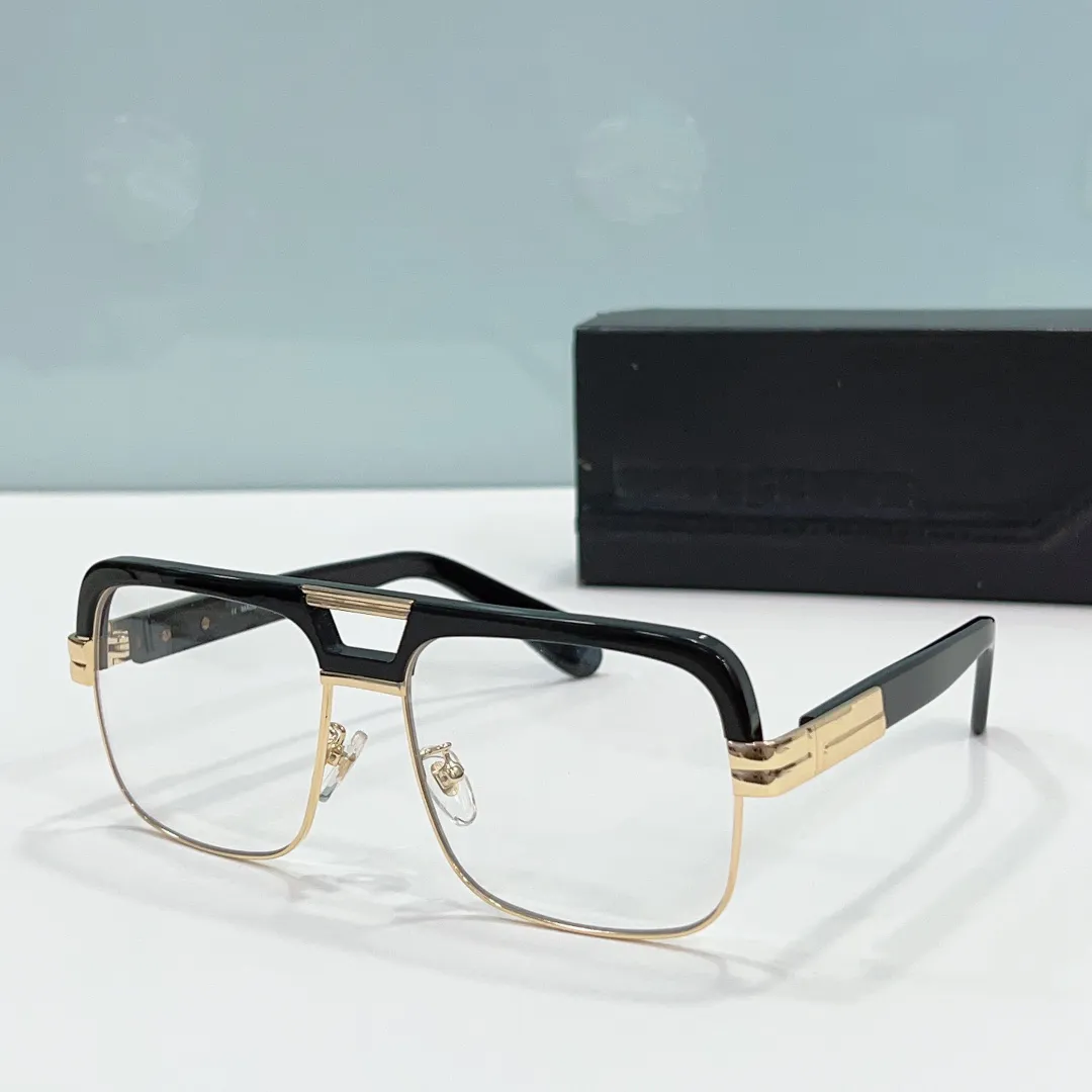 Black and gold 2025 mens glasses