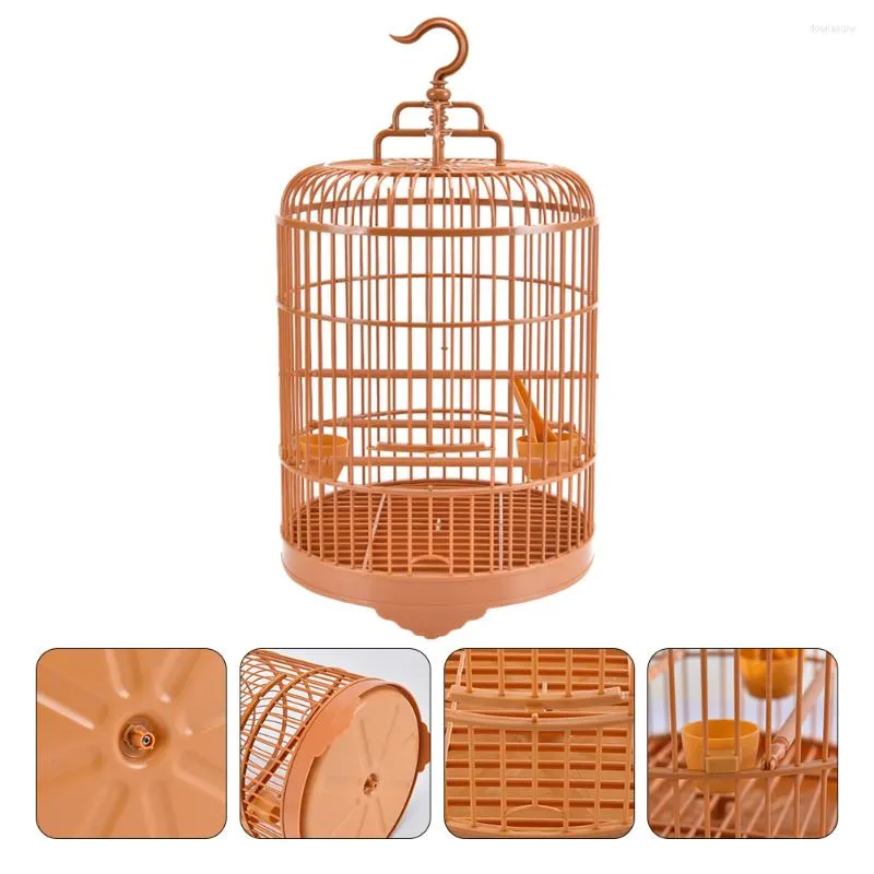 Round bird sale cage with stand