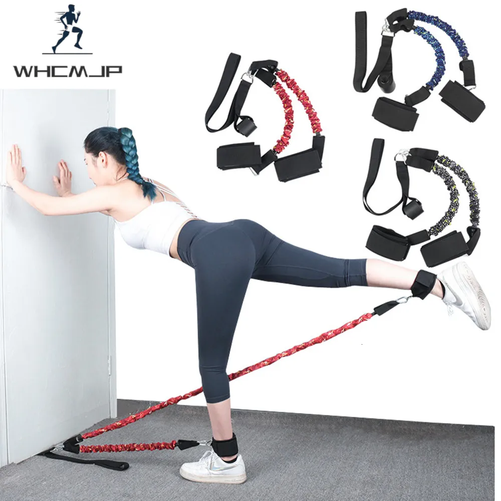 Resistance Bands Hip Tension Rope Resistance Band Glute Cord Cable Machine Ankle Kickback Strap Set Fitness Equipment for Gym Home Workout 230307