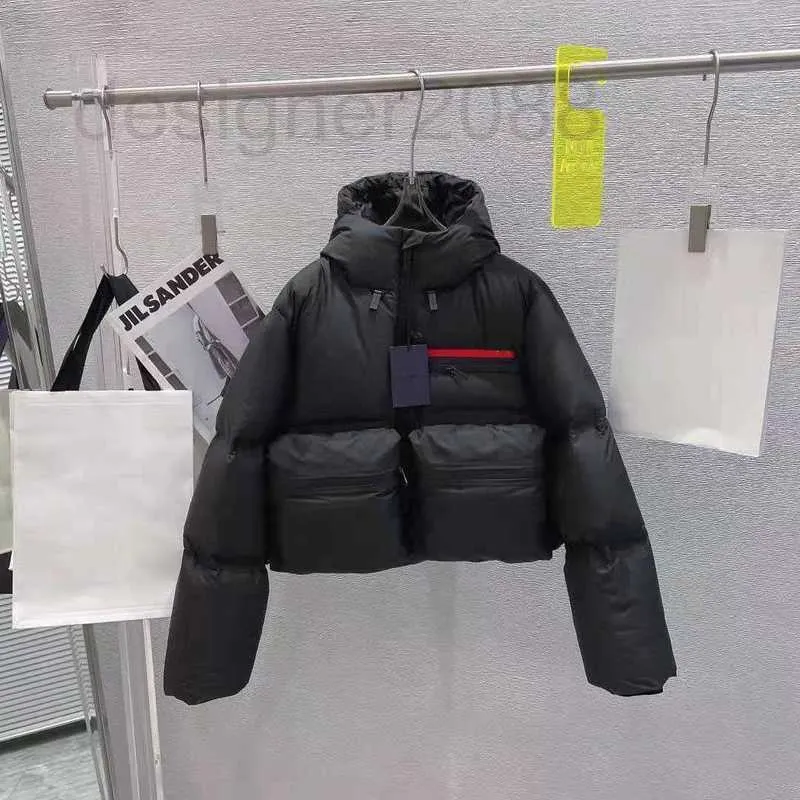 Kadınlar Down Parkas Designer Kadınlar Üstleri Mektuplar Desenli Ceket Lady Slim Hooded Ceket Çekimleri Sıcak Kalın Ceketler Uzun Kollu Kış Nlz1