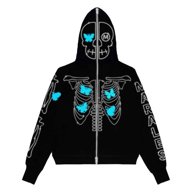 Y2K Mens Full Zip Zip Up Hoodies Women With Hip Hop Graphic Y2K Mens Full Zip Zip Up Hoodies Women With Hip Hop Graphic