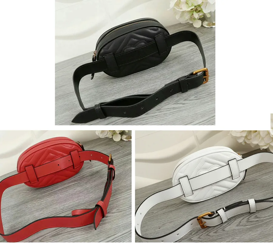 Waist bag high quality Fashion real genuine leather Fashion luxury Waist bags with Belt bag come with BOX