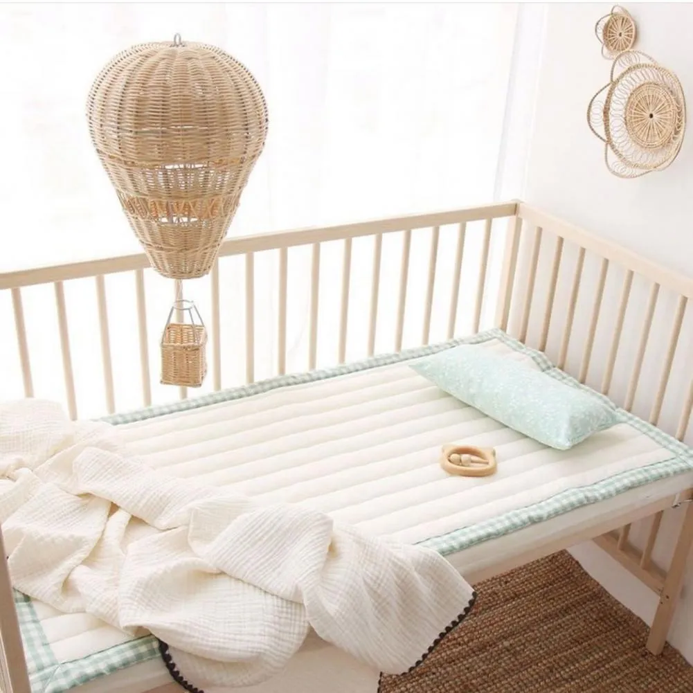 Wall Stickers Rattan Air Balloon Decor Hand woven Hanging Handmade Nordic P ograph Prop for Kids Room Kindergarten Nursery 230307