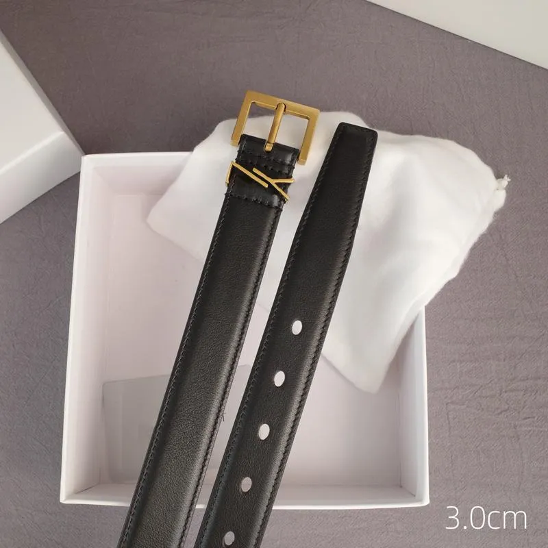 YS lettre ceinture concepteur de luxe concepteur hommes ceinture de luxe femmes en cuir véritable ceintures femme mode ceinture boucle en métal
