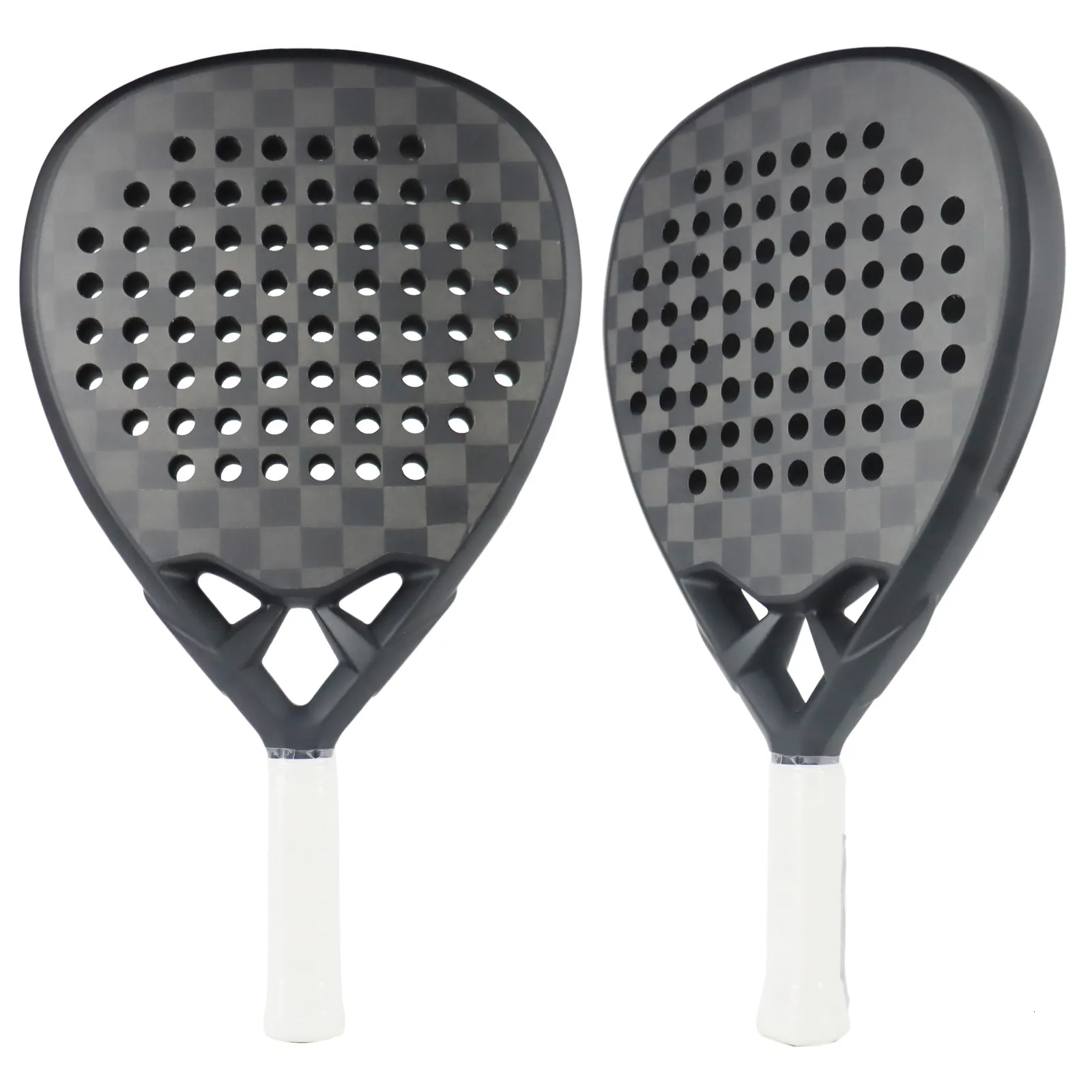 Raquetas de tenis AMASPORT Professional 18K Carbon Padel Racket Tennis Paddle EVA SOFT 38mm Tenis Padel Raquete Diamond Shape 230307