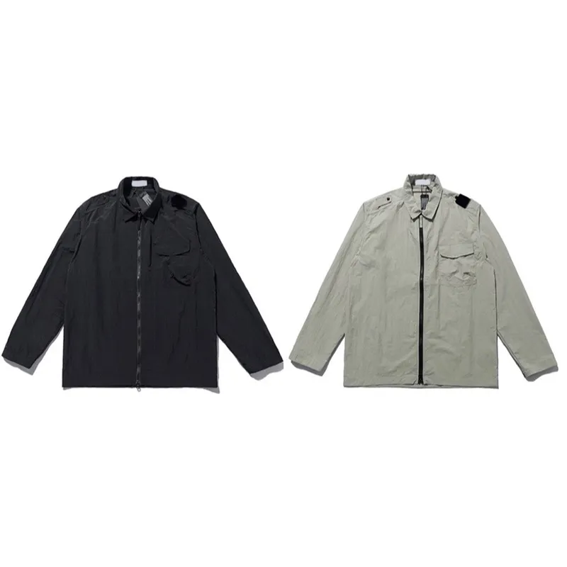 Marque Designers Hommes Topstoney Vestes Fonctionnel Épaule Band Nylon Travail Vêtements Manteau Chemise