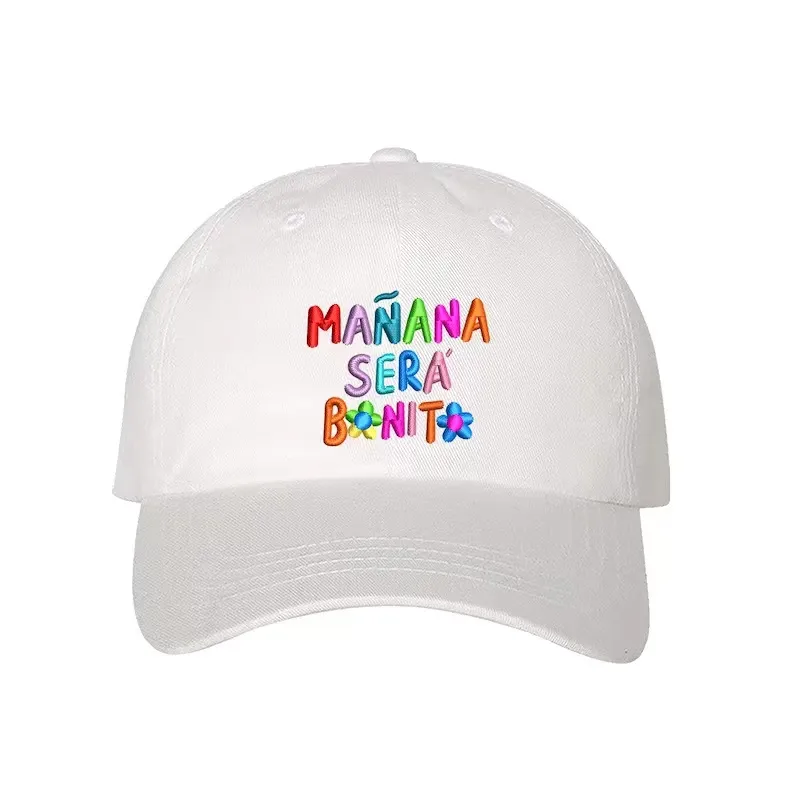 2023 المبيعات الساخنة الجديدة karol g manana sera bonito قبعة بيسبول قابلة للتنفس للبيع بالجملة