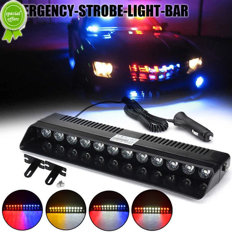 Nieuwe 12V 12W Emergency Led Strobe Licht Waarschuwingslampje Rood Blauw Amber Wit Led Knipperlicht Toren waarschuwingslampje Auto Licht Montage