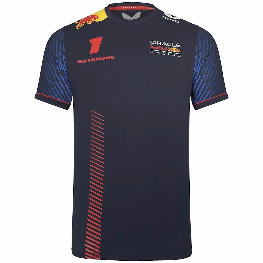 Sport Car Team FansT-shirts 2023 F1 Formule 1 T-shirt Hommes le nouveau pilote Max Verstappen Sportswear hommes et femmes avec loisirs été manches courtes 1# H1X9