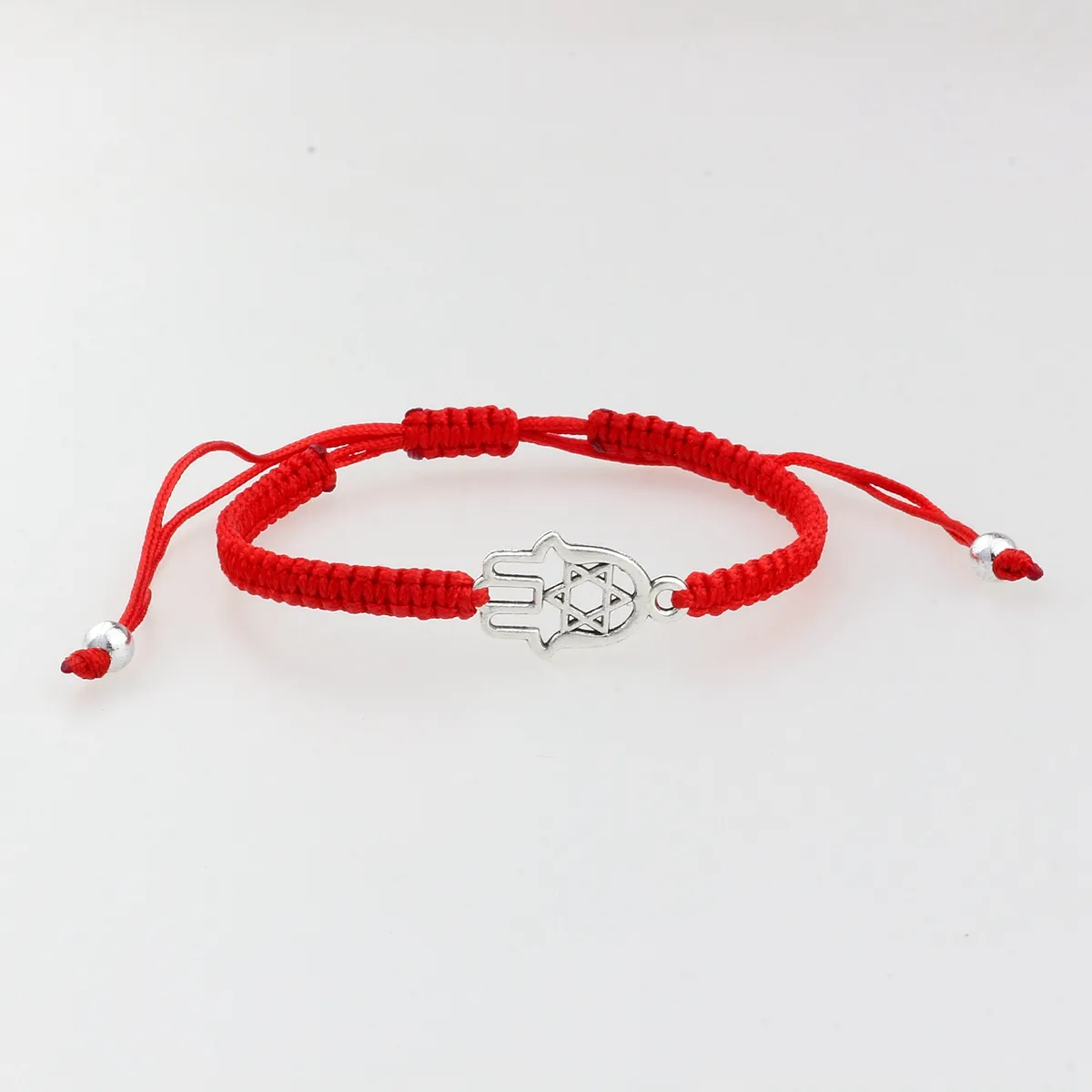 12 pièces nouveau Fatima main tressé Bracelet chanceux rouge noir couleur fil Couple chaîne à la main prière bracelets Pulsera bijoux cadeau pour un ami