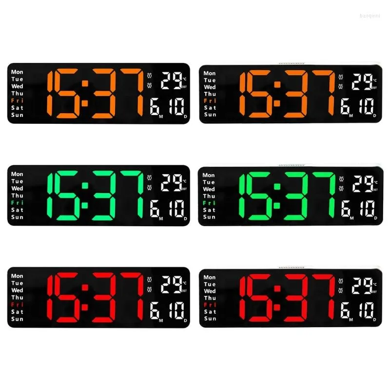 Relógios de parede 85ac Digital Alarle Clock Snooze Função Desk mesa de mesa Decoração de mesa Ornamento para o escritório da escola para crianças em casa