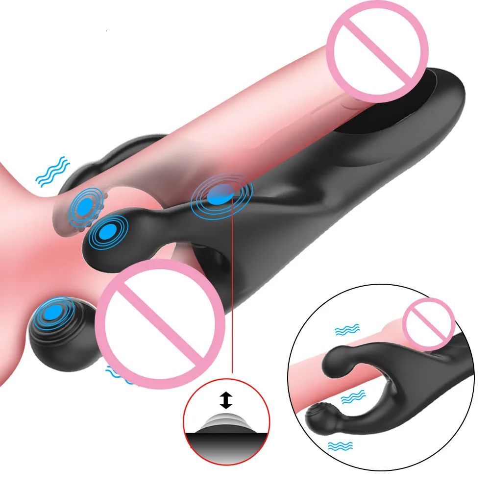 herren vibrator Automatischer männlicher Masturbator Cup Penis Vibrator, Glans Trainer  Stimulator mit 6 Vibrationsmodi, Herren Vibrator Ausdauer verlängern,  Silikon Sexspielzeug für Männer Masturbation Training main image 0