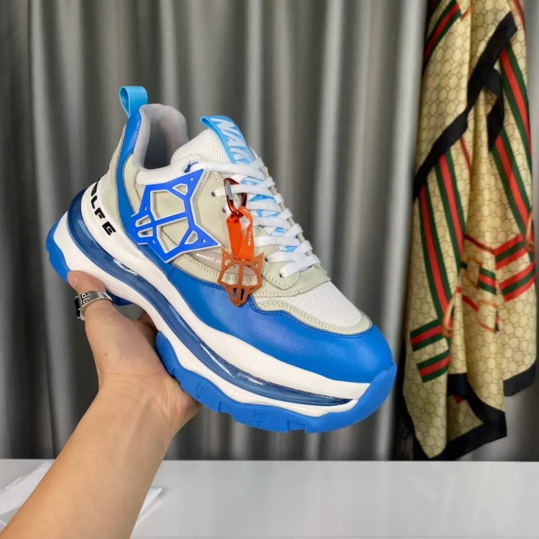 Designer Designer Naked Wolfe Men Platform Shoes Spring