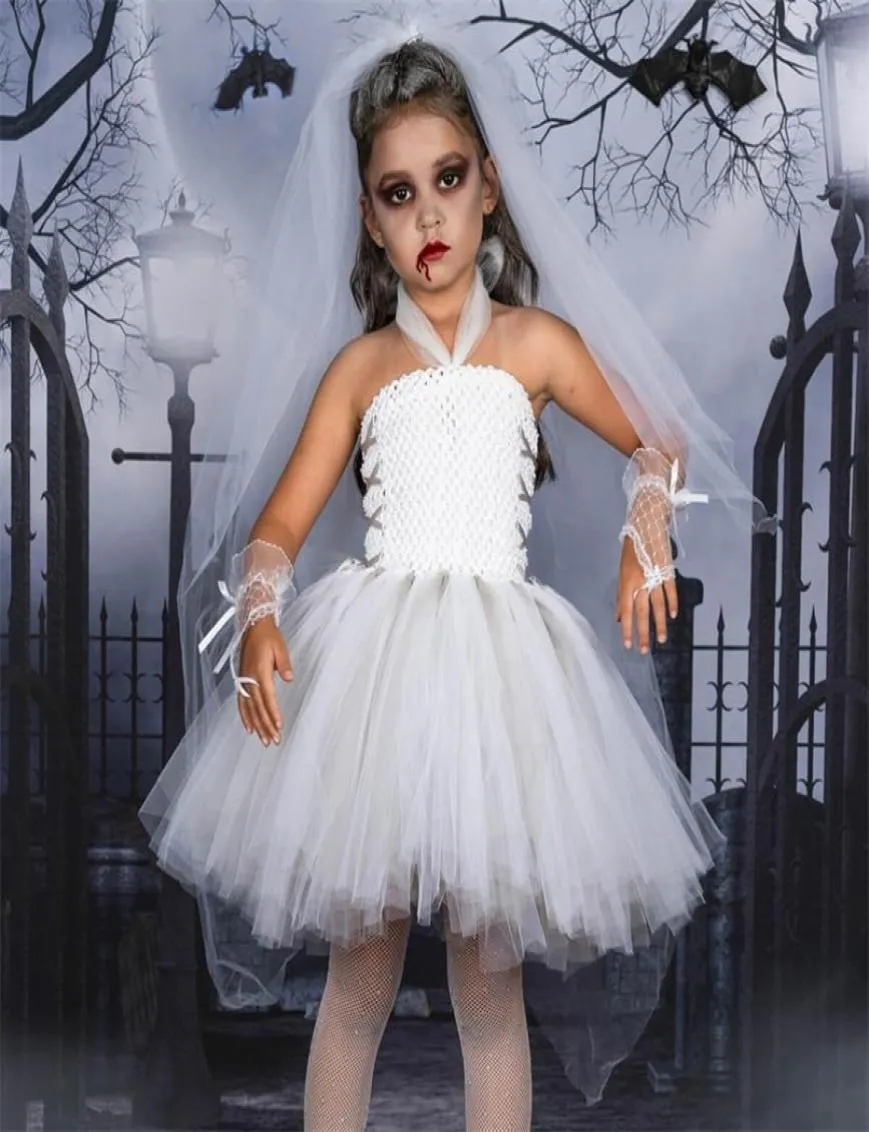 Halloween Wednesday Addams Costume Girl For Kids Fancy Carnival Disguise  Party Children Clothing Merlina Cosplay 3-8Y Princess