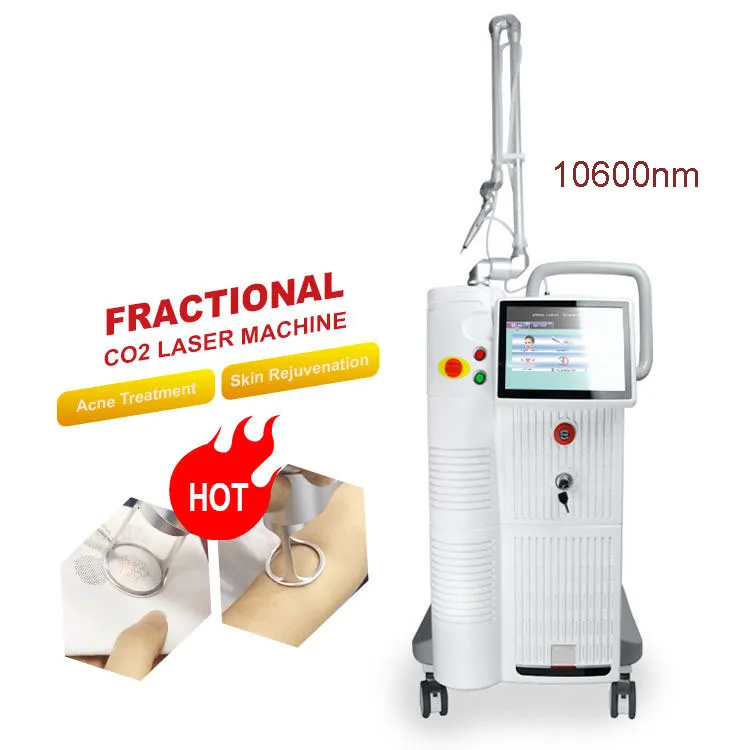 Professional Laser Machine Fractional Co2 RF Laser Equipment Skin Rejuvenation Scars Mark Stretch Treatment Spot Freckle Removal Vaginal Tightening Device