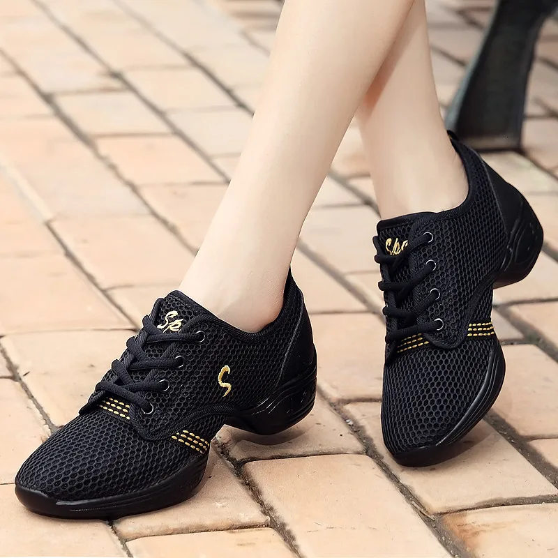 Dress Shoes Light Breathable Womens Sneakers Dancing Shoes Soft
