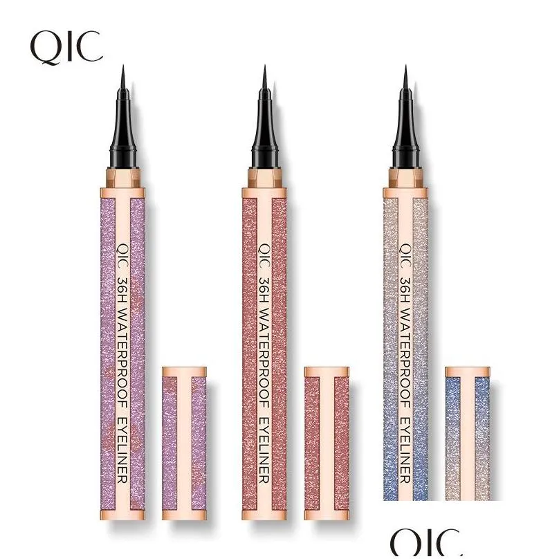 Eyeliner QIC Starry Sky 4D Mascara Zestawy czarny wodoodporny długi płyn do makijażu oka na rzęs. DROP PROBLEMATY ZDROWIE PIĘKOWA DHWLK