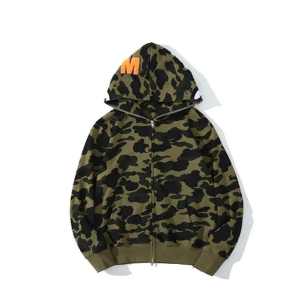 Sweats à capuche pour femmes Sweatshirts pour hommes Wemens 2023 Designer Veste de camouflage noire Bleu Sweat à capuche à manches longues Bape Cardigan en polaire 2y93l