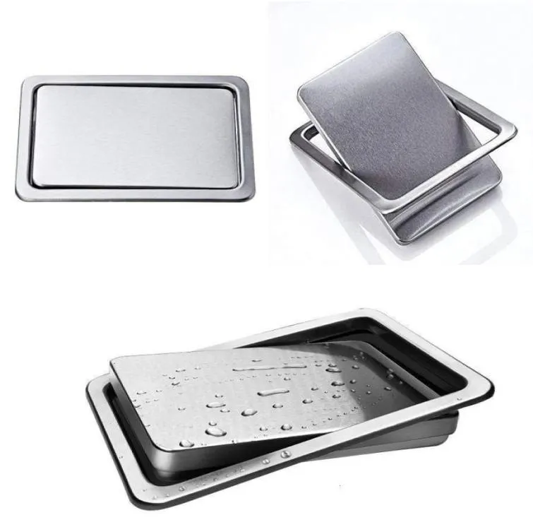Waste Bins Flap Lid Trash Bin Cover Flush Recessed Balance Swing