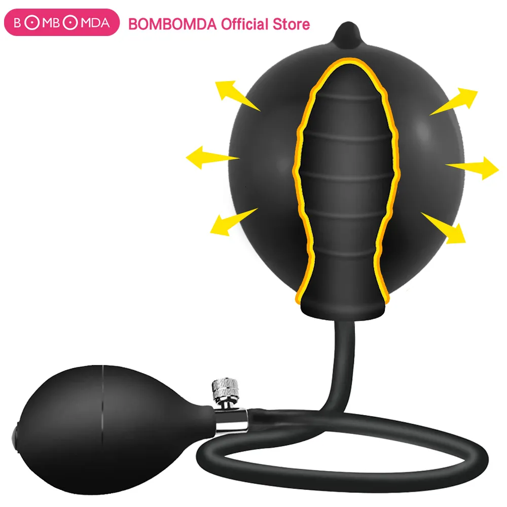 Inflatable Huge anel plug with Screw Thread Ball -...