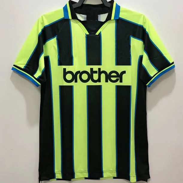 Retro Soccer Jerseys 1998 1999 2000 2001 2002 Haaland Grealish de Bruyne Foden futbol tröjor uniformer Vintage Camisas Kits Men Maillots de Football Jersey