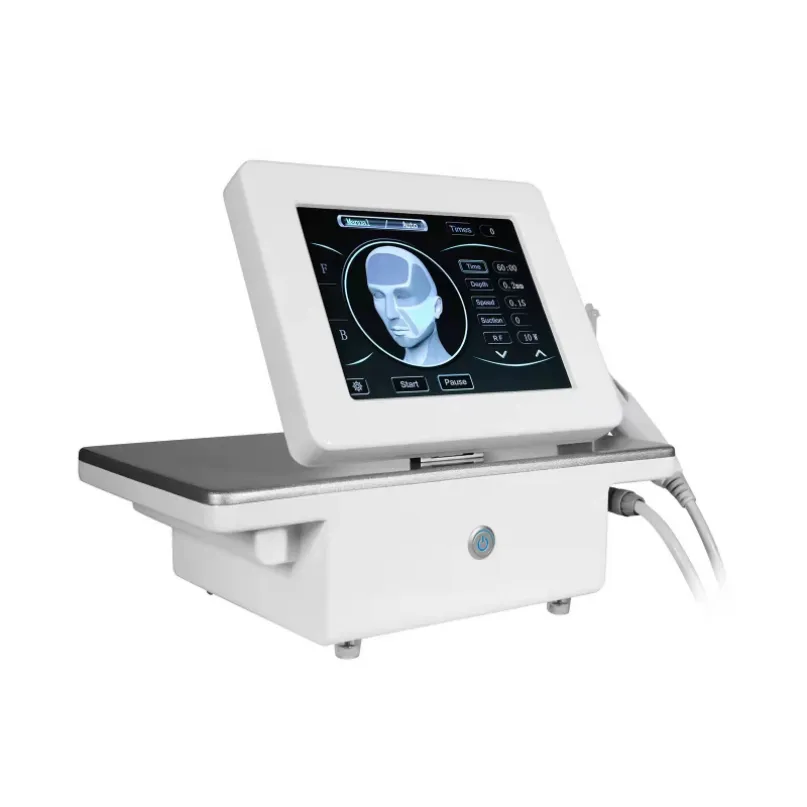 Macchina per microaghi Rf frazionaria Terapia per microaghi per il corpo viso Lifting per il viso Rimozione delle cicatrici delle rughe Cura della pelle Micro ago d'oro Us/Eu/Uk/Au/Plug147