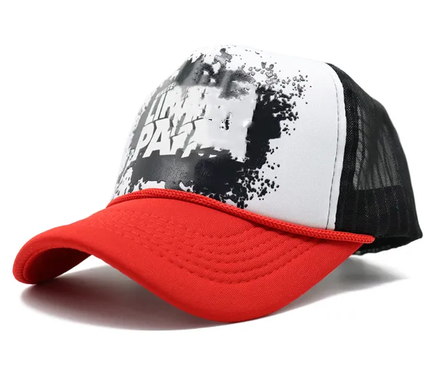 Eenvoudig gaashoedpaar's hiphop brief honkbal pet outdoor sport mesh ademende piekcaps