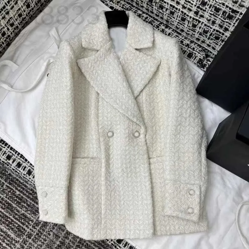 Women's Suits & Blazers Designer New Brand Jacket Western Suit Ootd Fashion High-end Autumn Winter Tweed Coat Leisure Spring Coats Cardigan L8CK