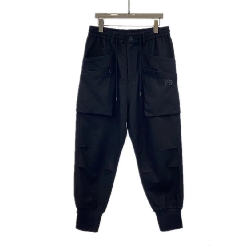 Women s Pants s Yamamoto Y 3 2023SS Yohji Autograph Multiple Pockets Y3 Trousers Pencil Sports Leisure Bind Feet Work Clothes Sweatpants 230307