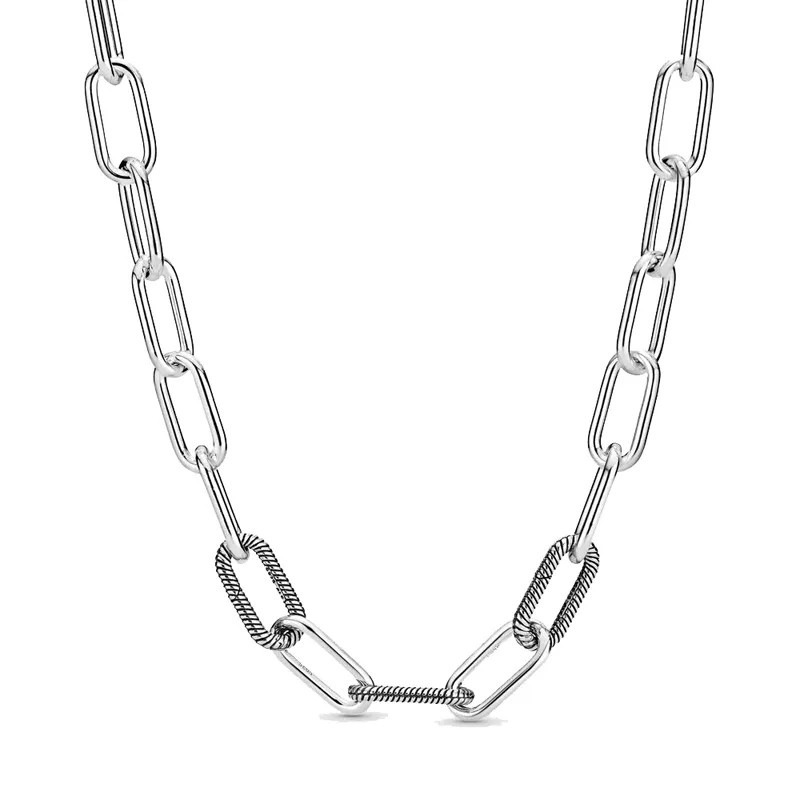 Beads & Pavé Necklace | Sterling silver | Pandora US