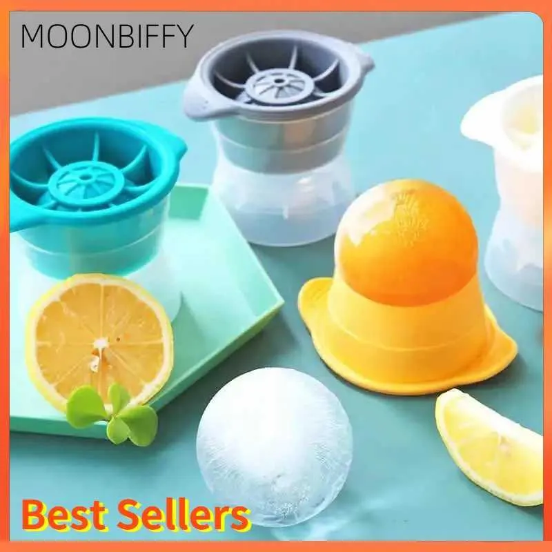 Ice Cream Tool Whisky Round Ice Cube Maker Silicone Ball Shape Sferical Ice Cube Mold Machine Quick Freezer Ice Mold Tray Kitchen Gadgets Z0308