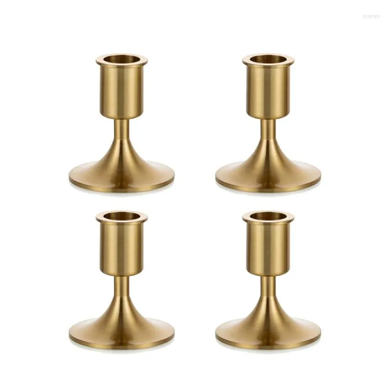 Kaarsenhouders houder gouden taps kaarsen kaarsen stands decoratief kerstmetaal voor taps toelopende ijzeren vintage retro