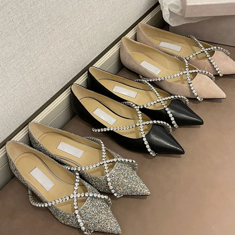 Elegant Silk Loafers: Designer Rhinestone Flats, Comfortable Office Heels,  Versatile Party Banquet Shoes for Women Multicolour Options