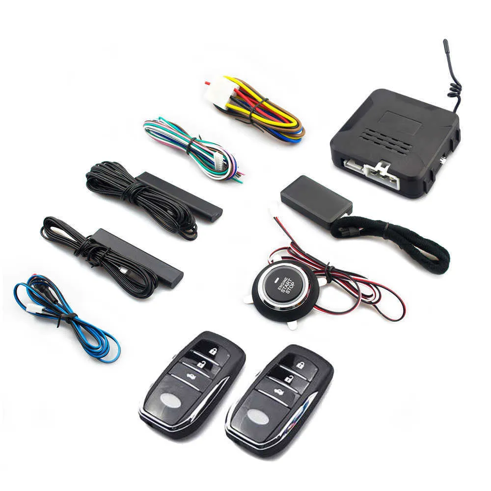 New Universal Car Remote Start Stop Kit Bluetooth Mobile Phone App Control Engine Ignition Open Trunk PKE Keyless Entry Car Alarm