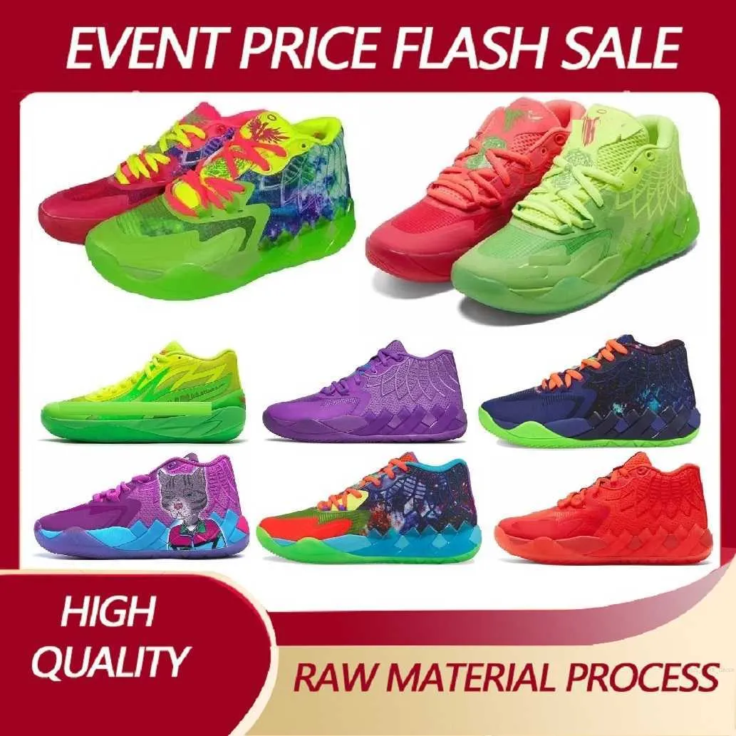 ₩109,345에서 Lamelo Ball Rick and Morty Basketball Shoes Rock Ridge Red