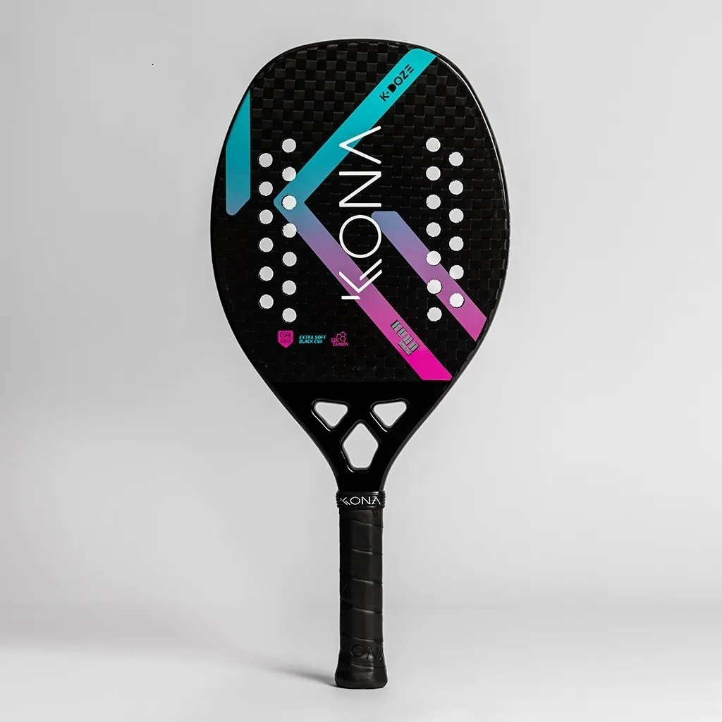 Tennis Rackets Professional Carbon Paddle Soft Eva Face met Padel Bag Cover For Men Women Training Accessories 230307