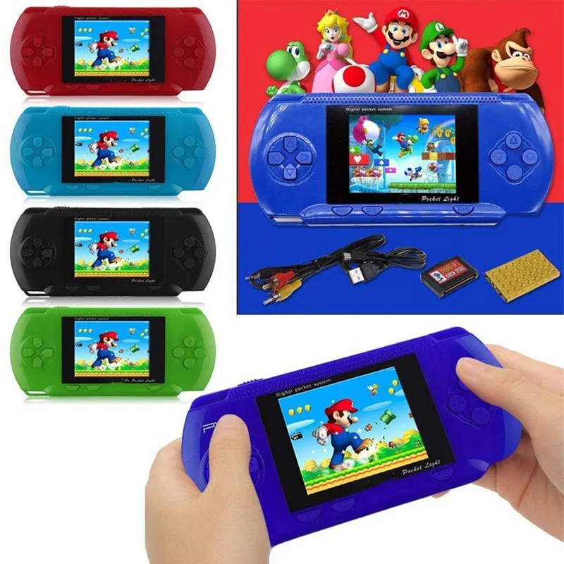 Newest PVP Portable Game Players 3000 In 1 Retro Video Game Console Handheld Portable Color Game Player TV Consola AV Output With Retail Packing