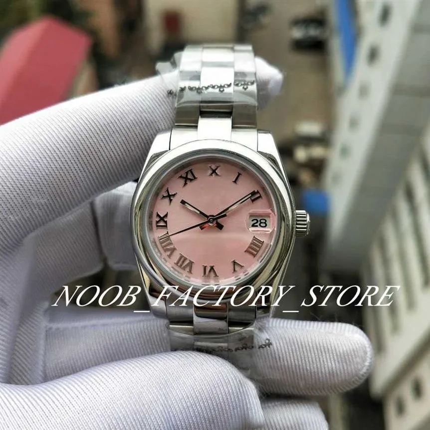 Фабрика S Watches Ladies Fashion Roman Numerals Рождественский подарок классический стиль 31 мм 17824 Автоматические женские часы Оригинал 271G