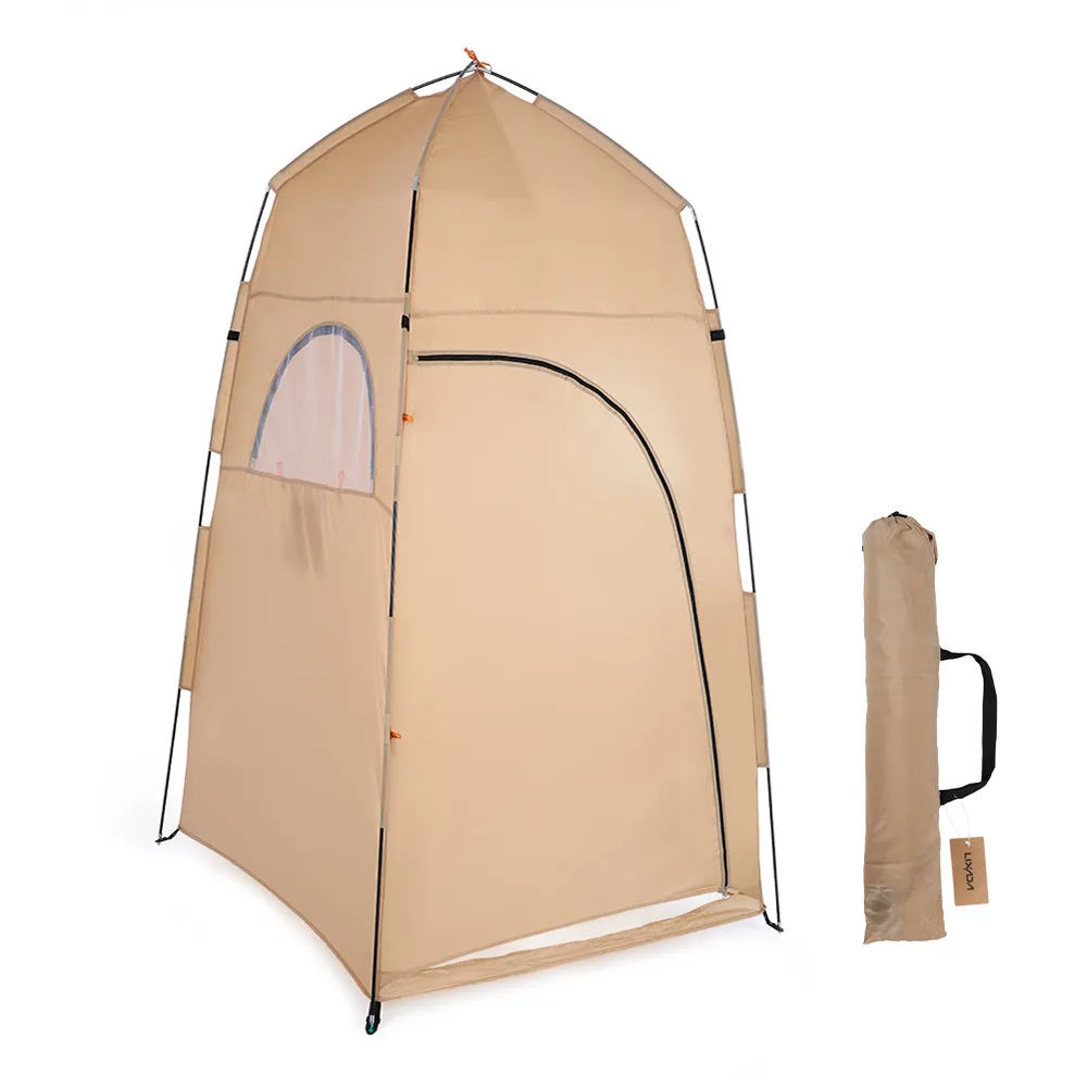 Палатки и укрытие Портативное складное складное уединение душевое туалетное туалет палатка Ультралегка на открытом воздухе по пешим туристическому туристу