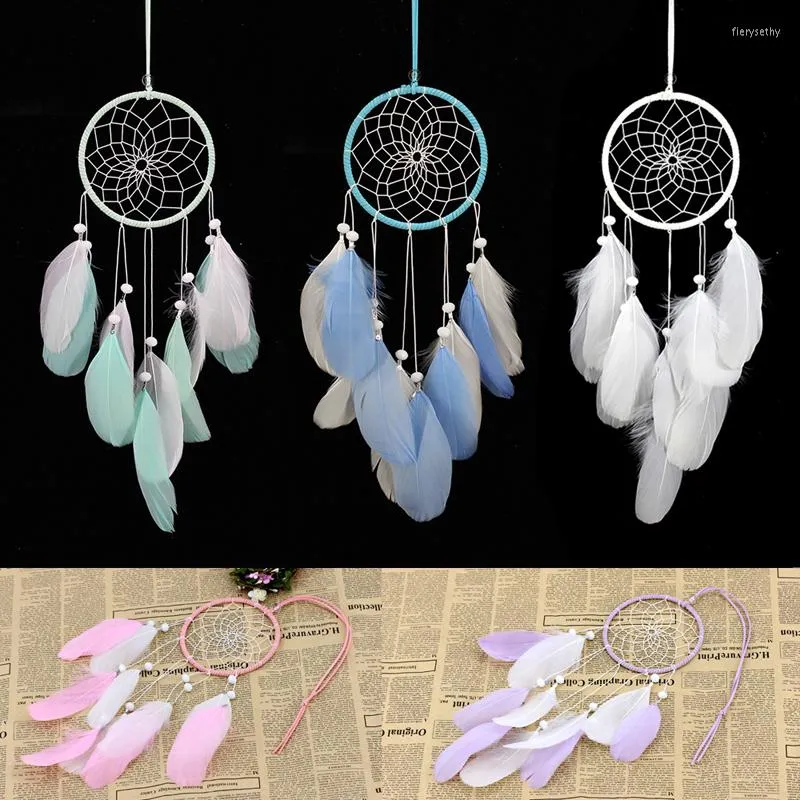 Portachiavi Creativo Dream Catcher Decorazione da parete Ciondolo per auto Moda Portachiavi Ornamenti per regali da donna