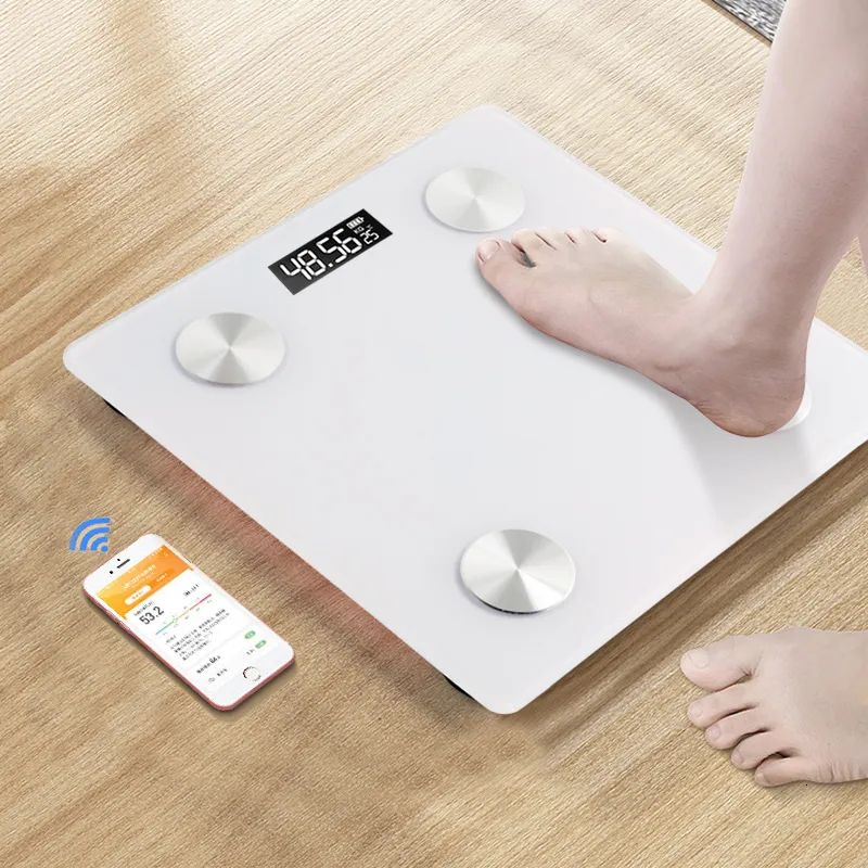 Body Weight Scales Bluetooth Bathroom Scales Floor Body Weighing ScaleBMI Body Fat Scale Smart APP Electronic Scale 230308